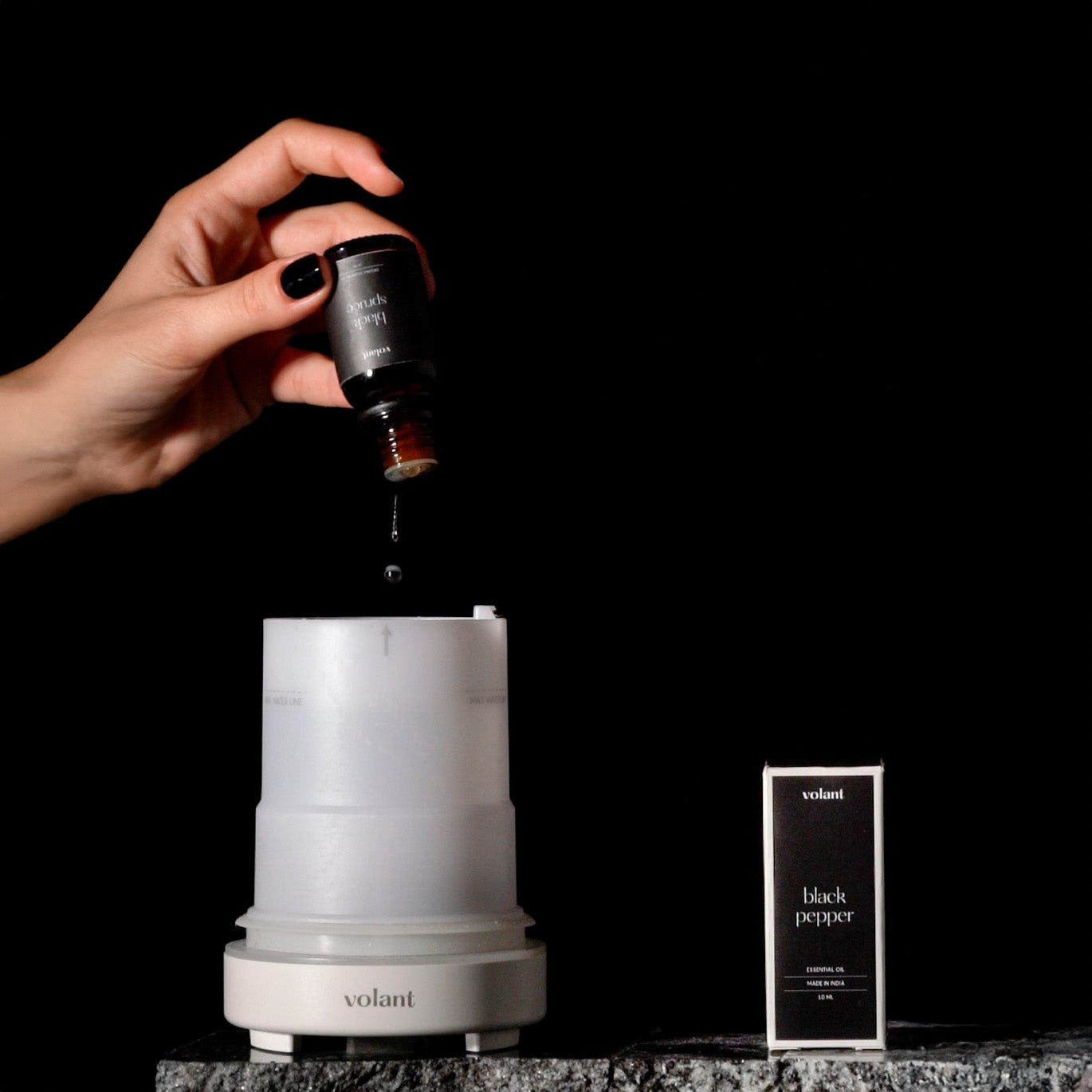 Økologisk Black Pepper Eteriske Olje